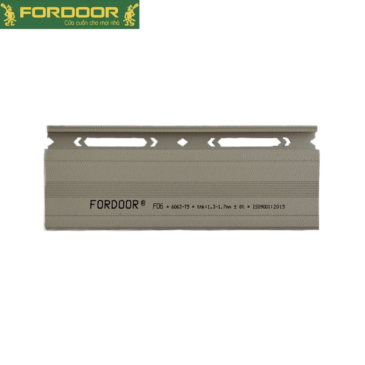 CỬA CUỐN KHE THOÁNG NAN NHÔM FORDOOR F06